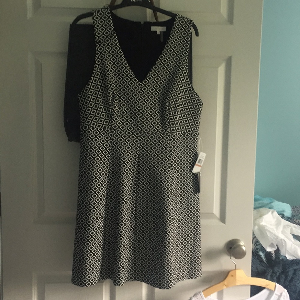 Cute black and white dress. With tags